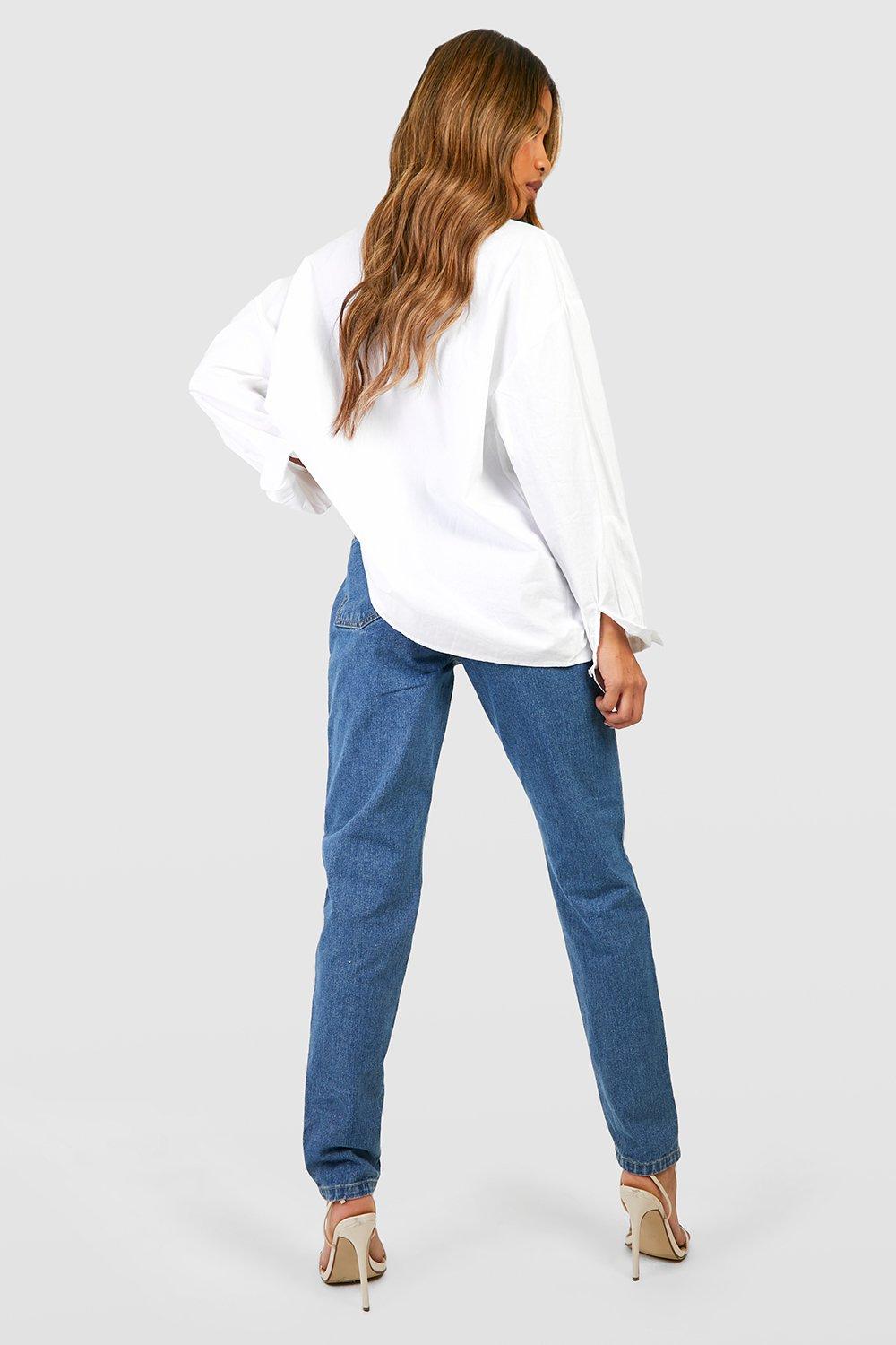 Mom hot sale jeans boohoo